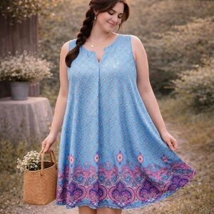 Dressing Gaudy Boutique Sleeveless Dress Size XXXL
